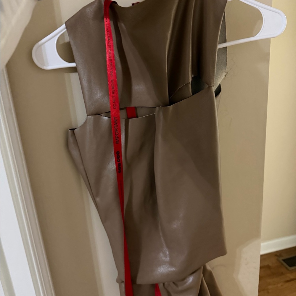 Elegant Tan Jumpsuit